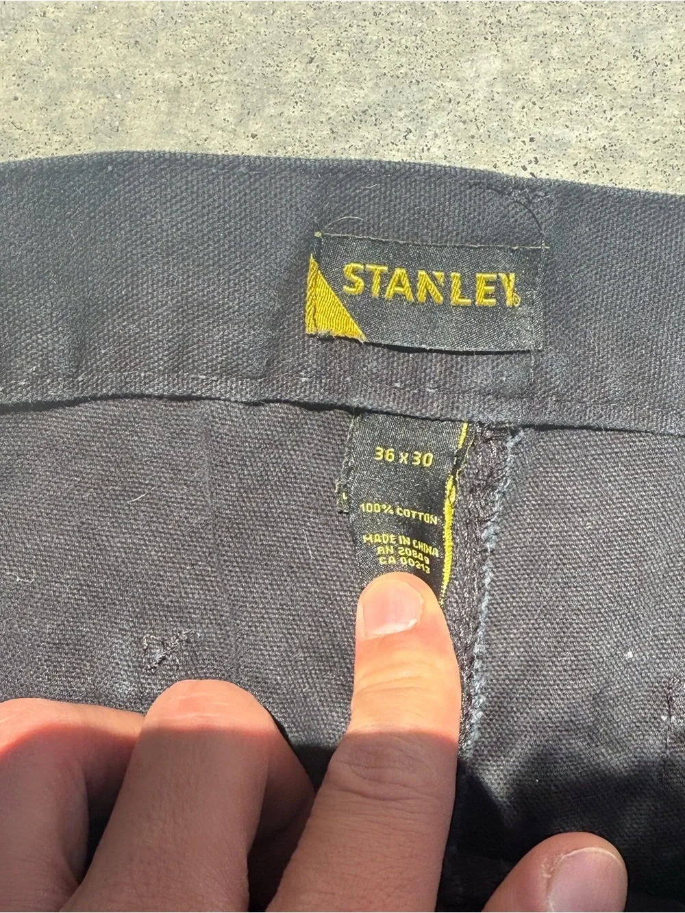 Stanley Black Cargo Pants